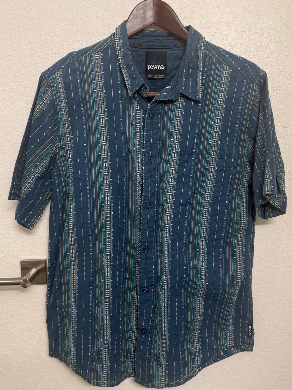 Prana Men's Short-Sleeve Button-Up Shirt